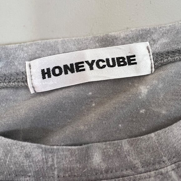 HONEYCUBE Rolling Stones Voodoo Lounge Graphic Tee With Zippered Sleeves Medium - Picture 6 of 8